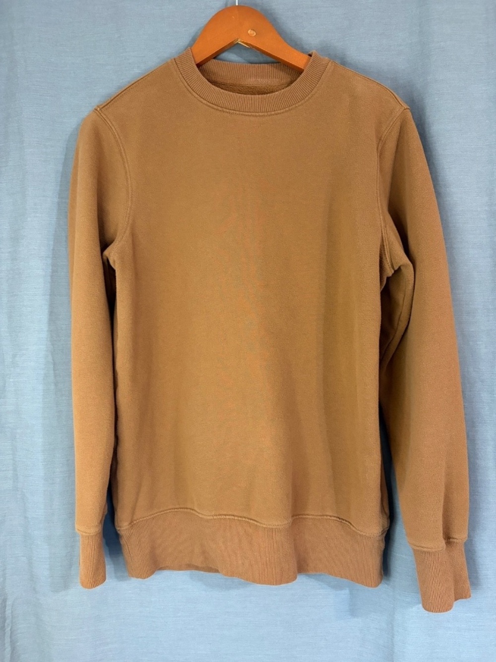 Goodfellow & Co Sweatshirt Crewneck Brown Orange Pullover Men's Small